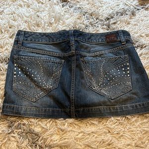Express X2 Denim Skirt Size 10